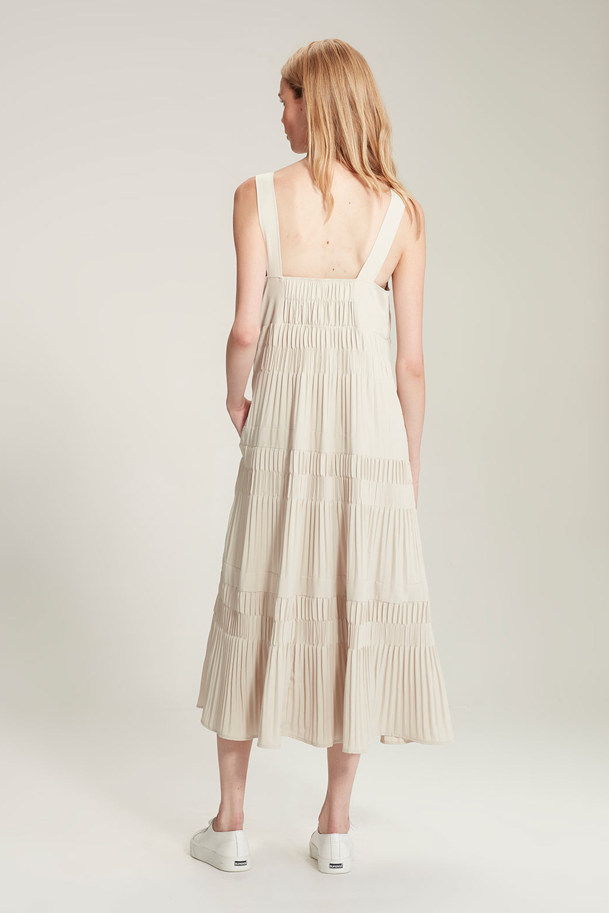 JAVIER PLEAT DRESS