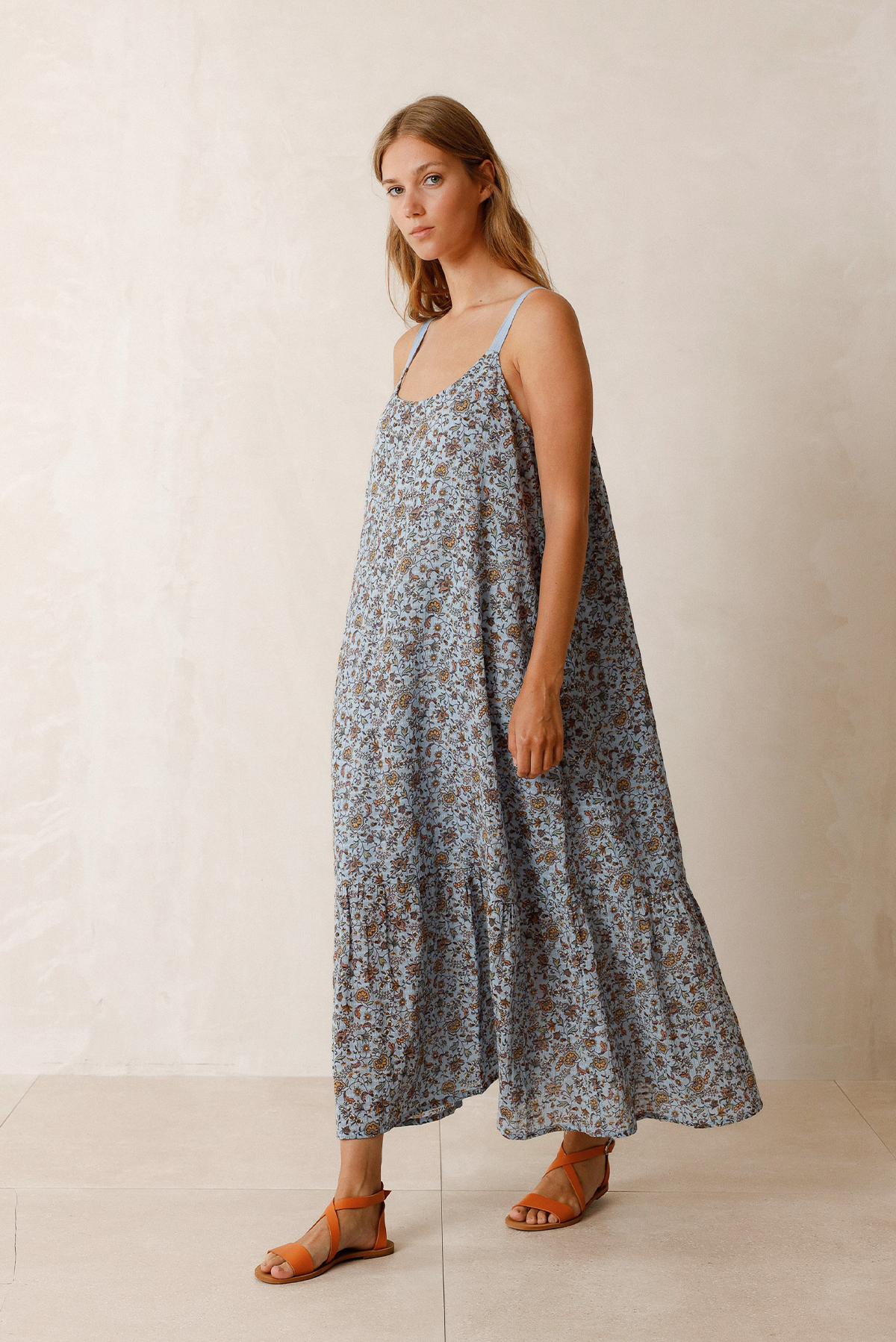 FLORAL LONG DRESS