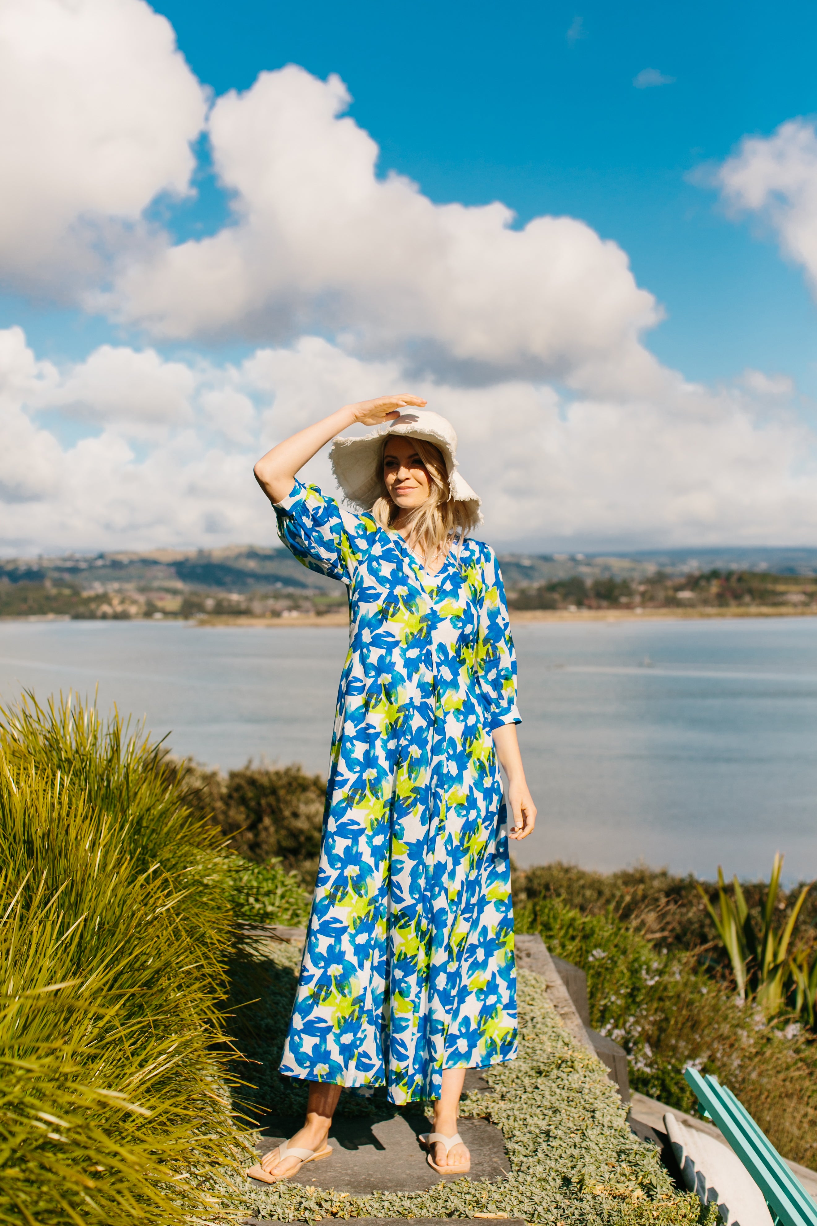 SUNDOWN FLORA DRESS