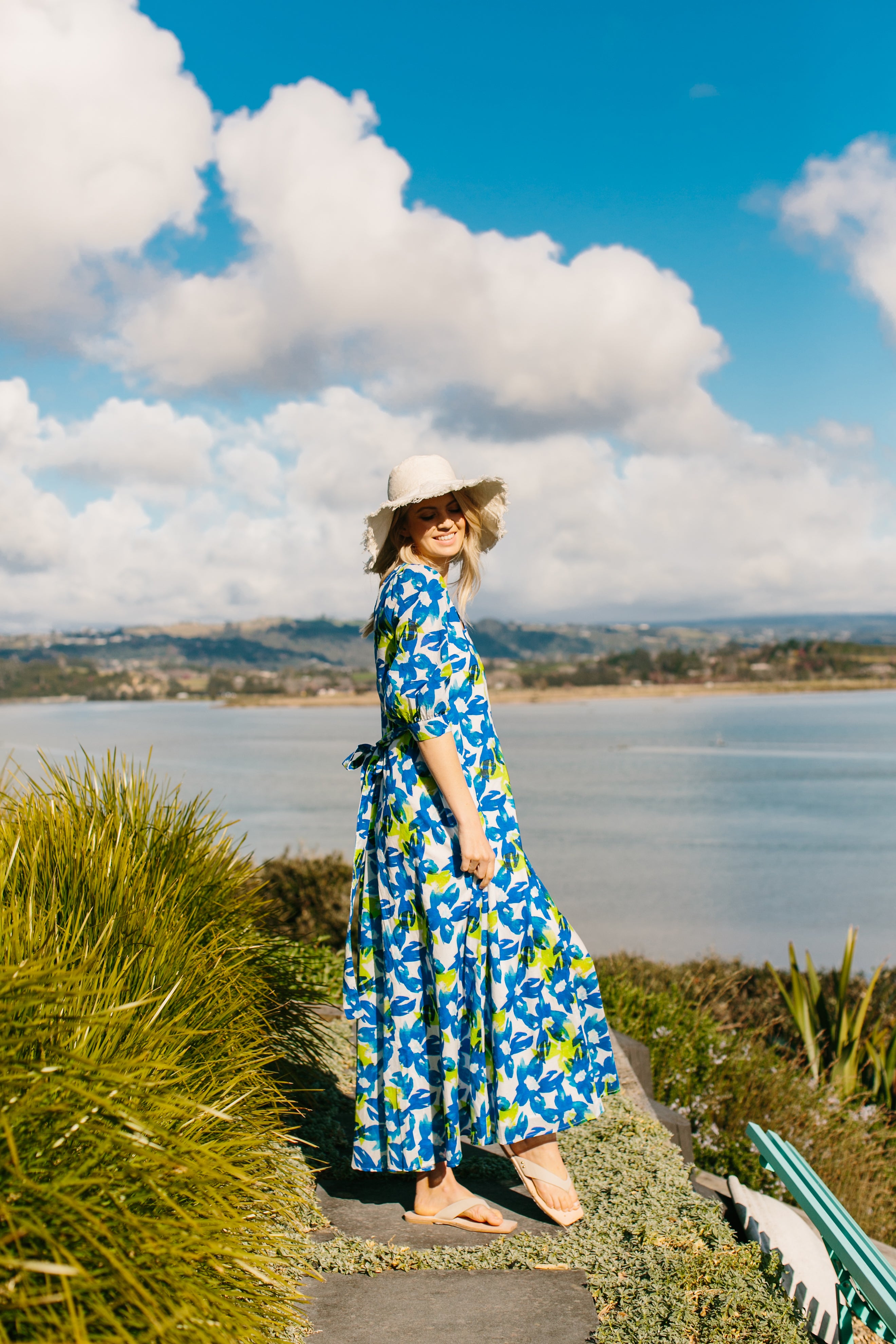 SUNDOWN FLORA DRESS