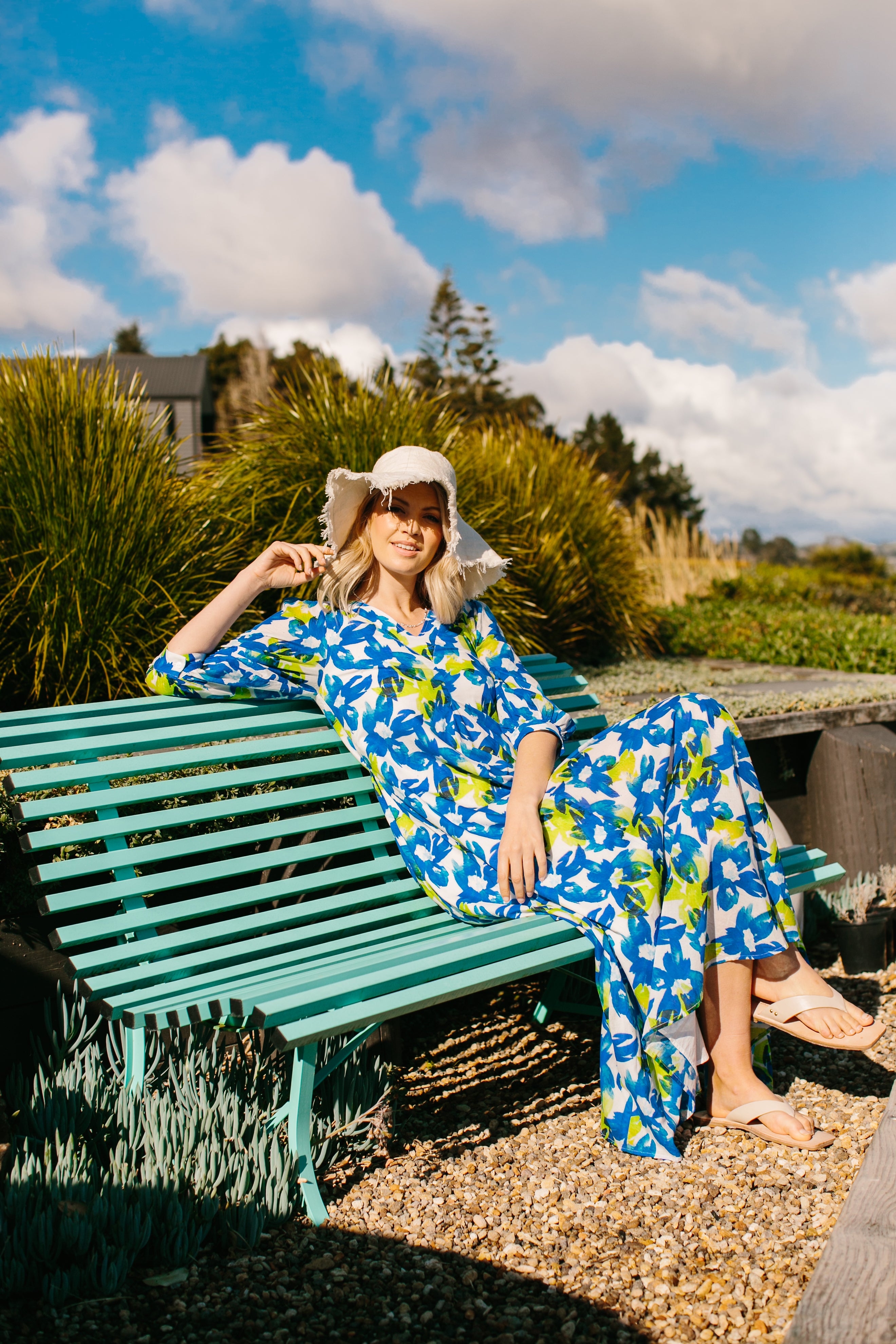 SUNDOWN FLORA DRESS