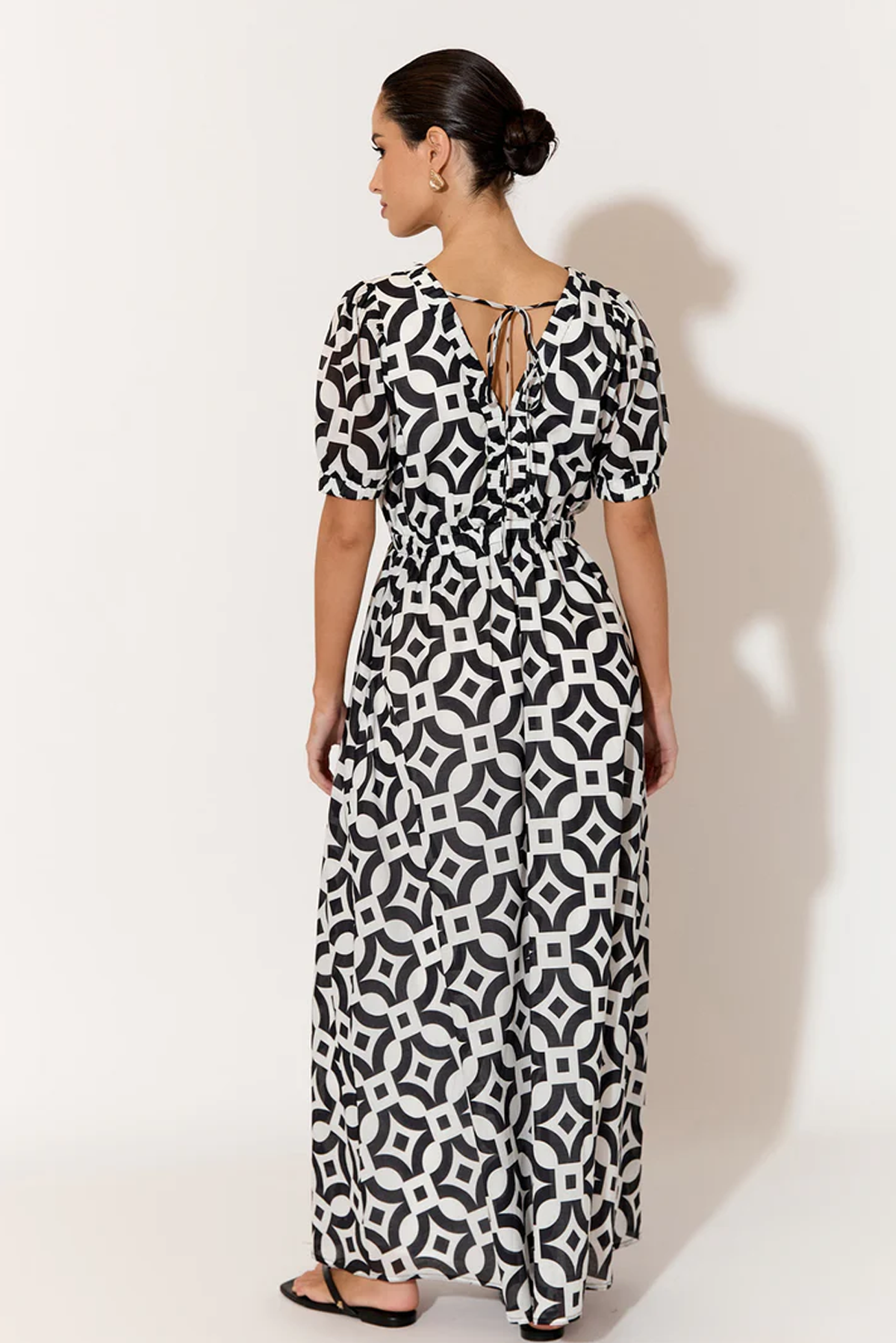 CARLA GEOMETRIC MAXI DRESS