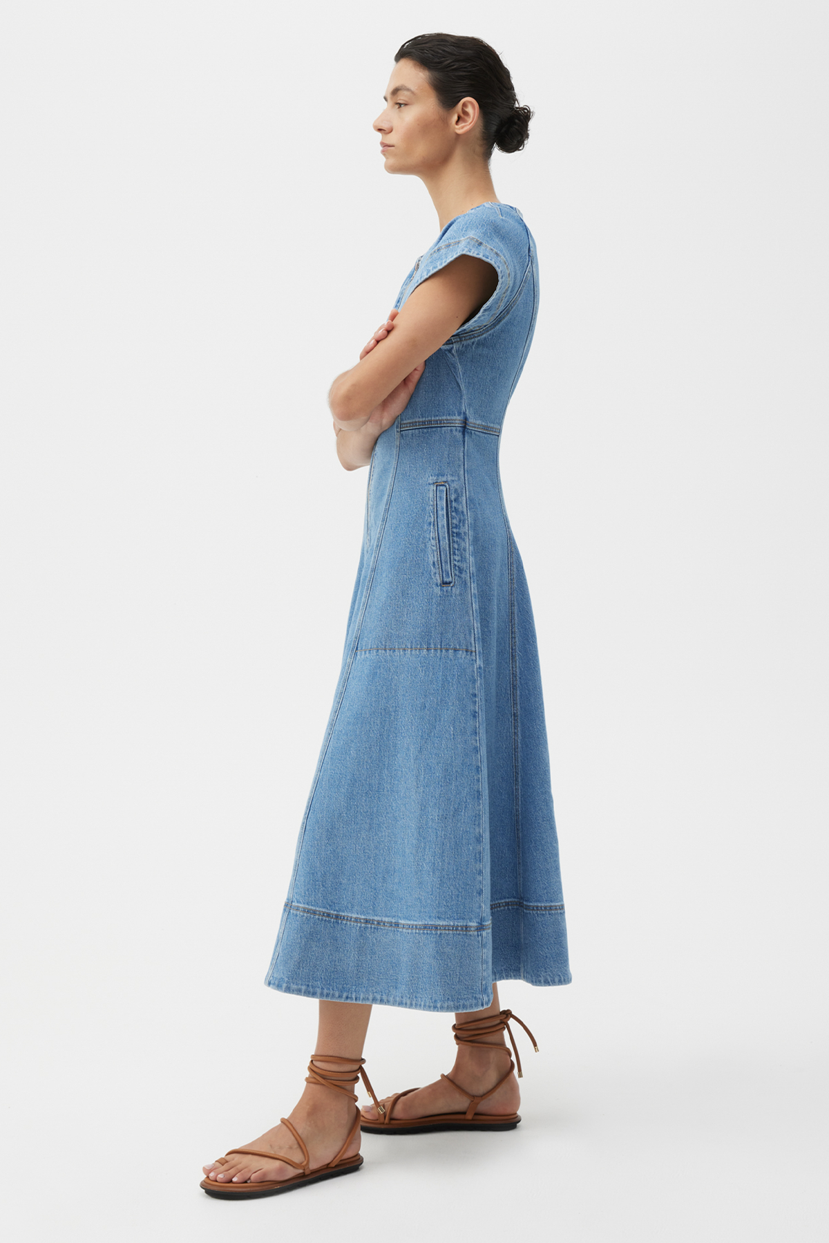 CLOVELLY DENIM DRESS