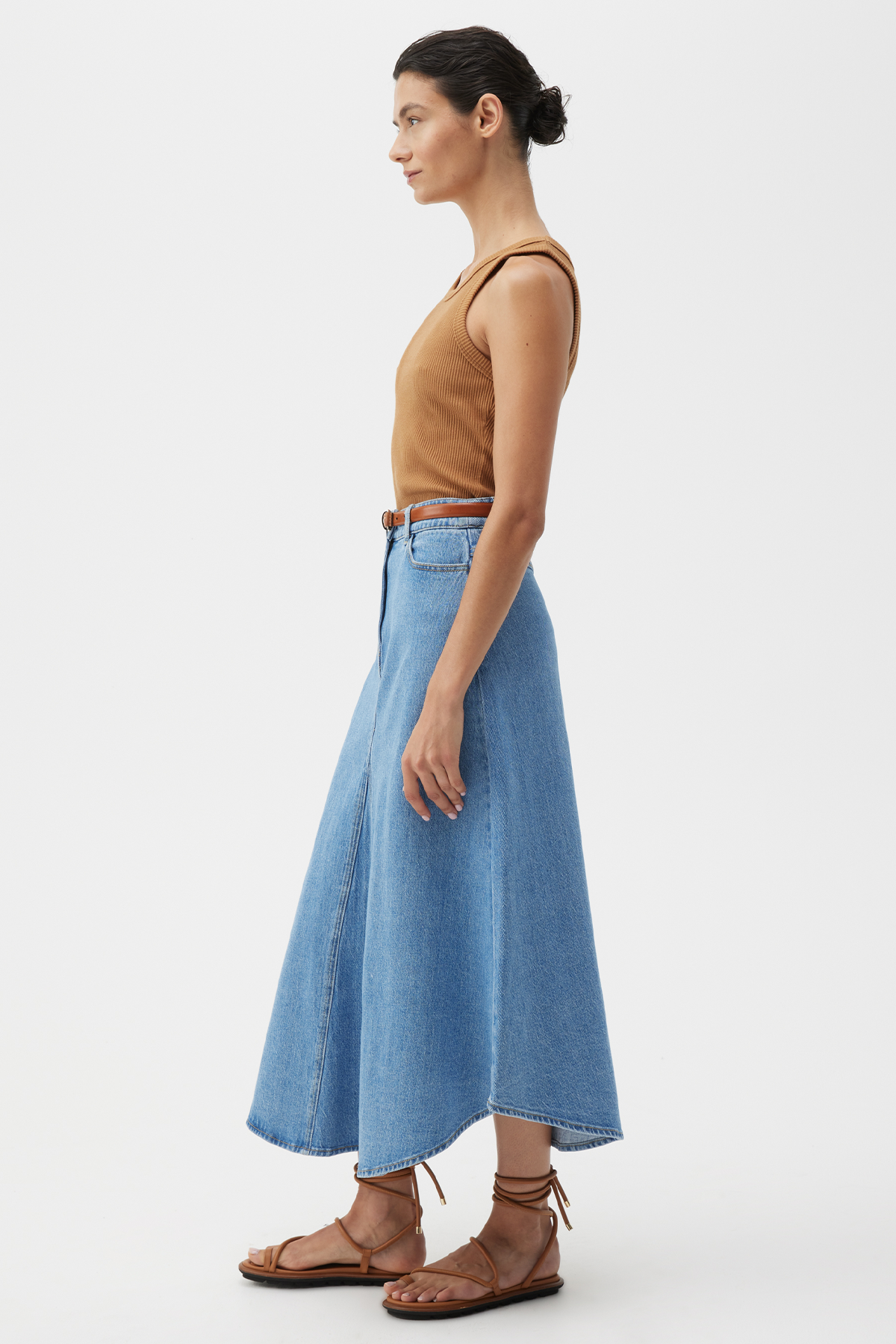 CLOVELLY DENIM SKIRT