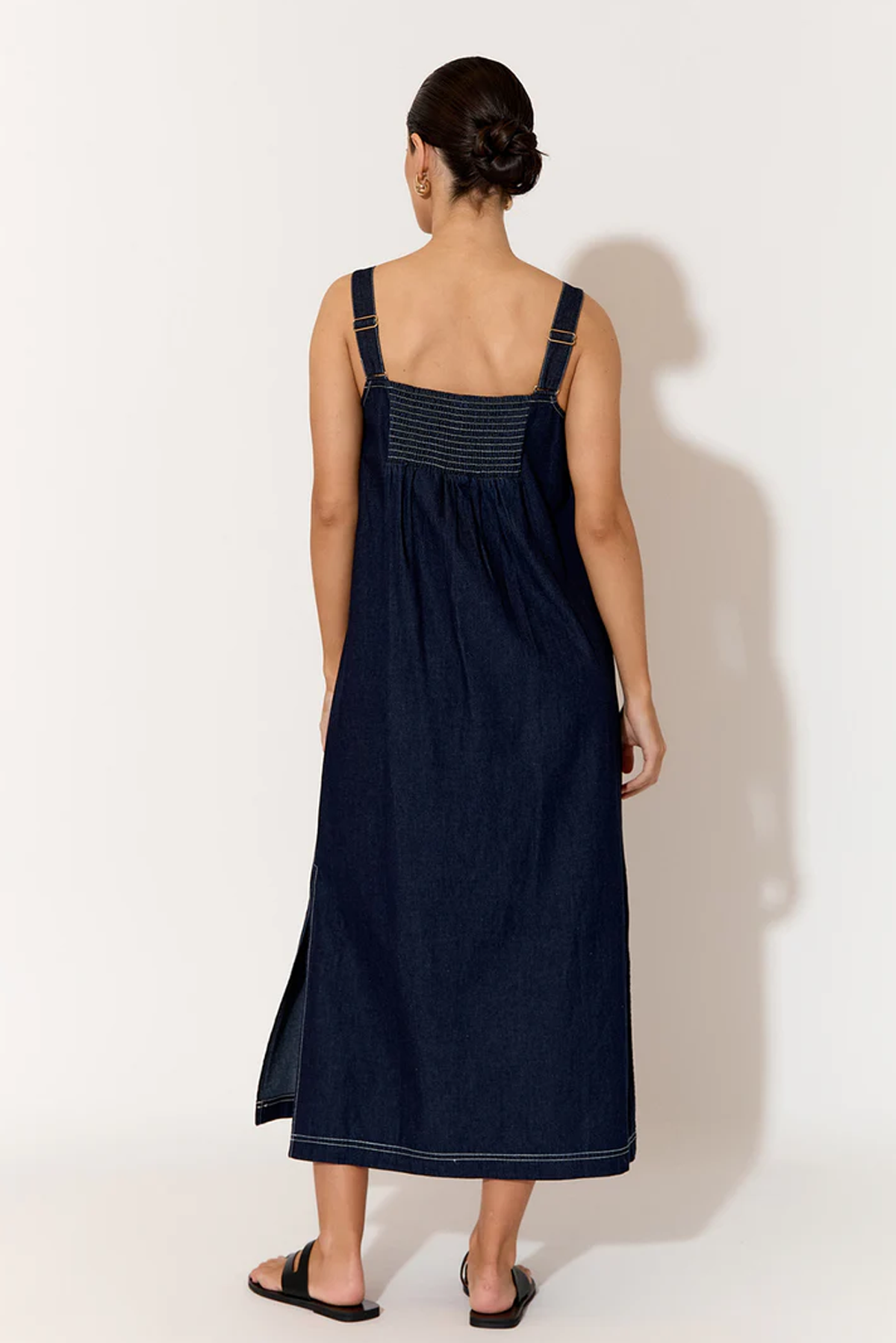 EMILY DENIM MIDI DRESS