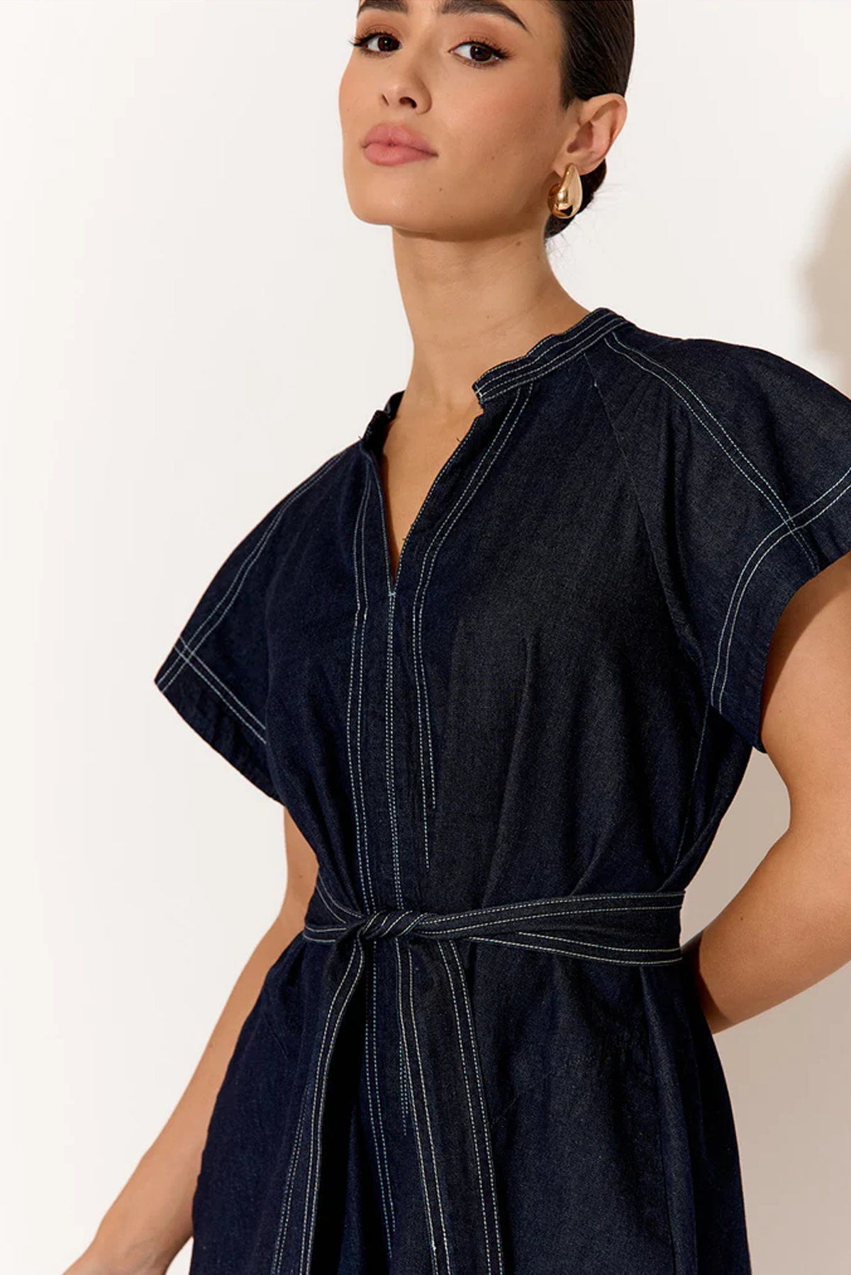 FALLON DENIM DRESS