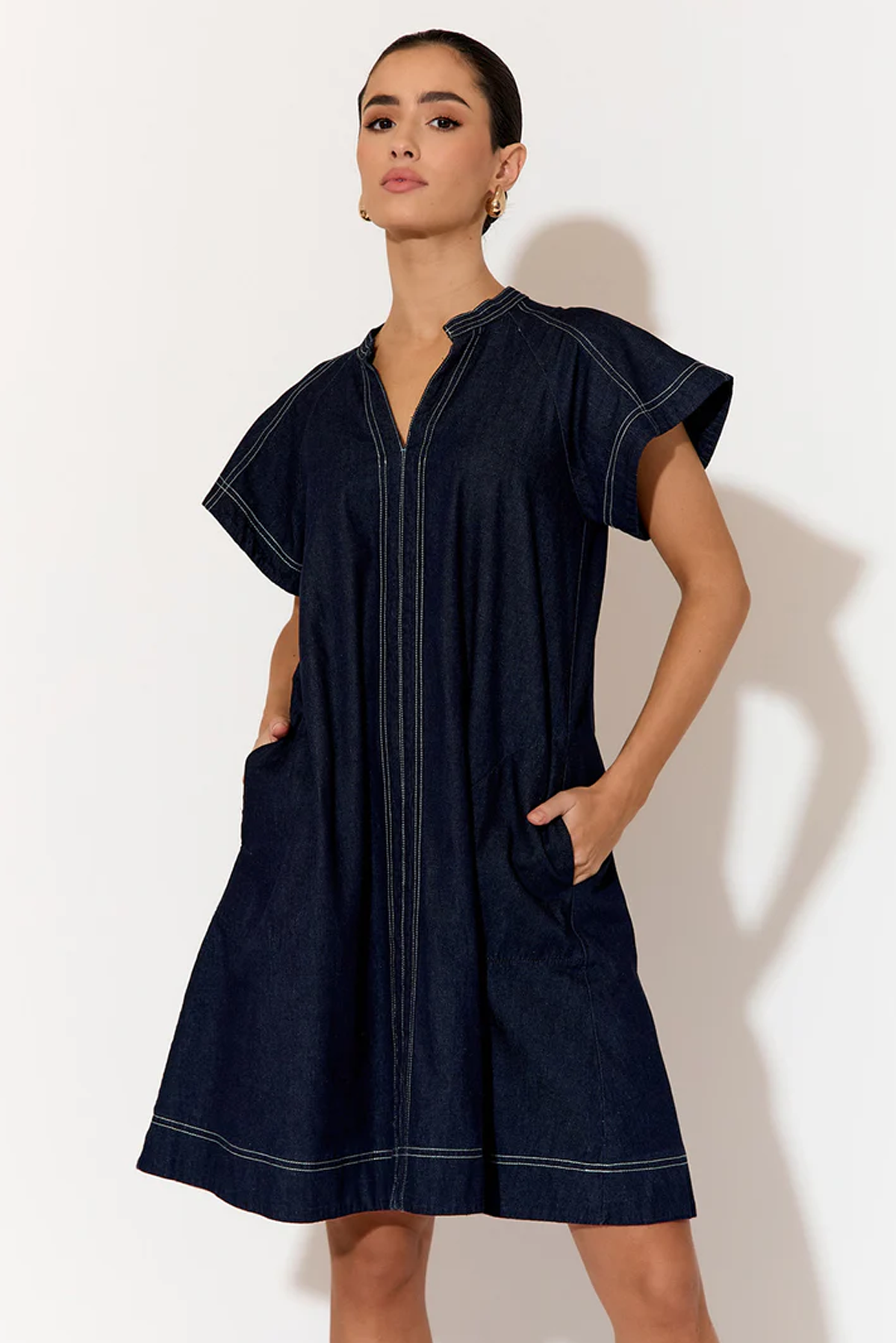 FALLON DENIM DRESS