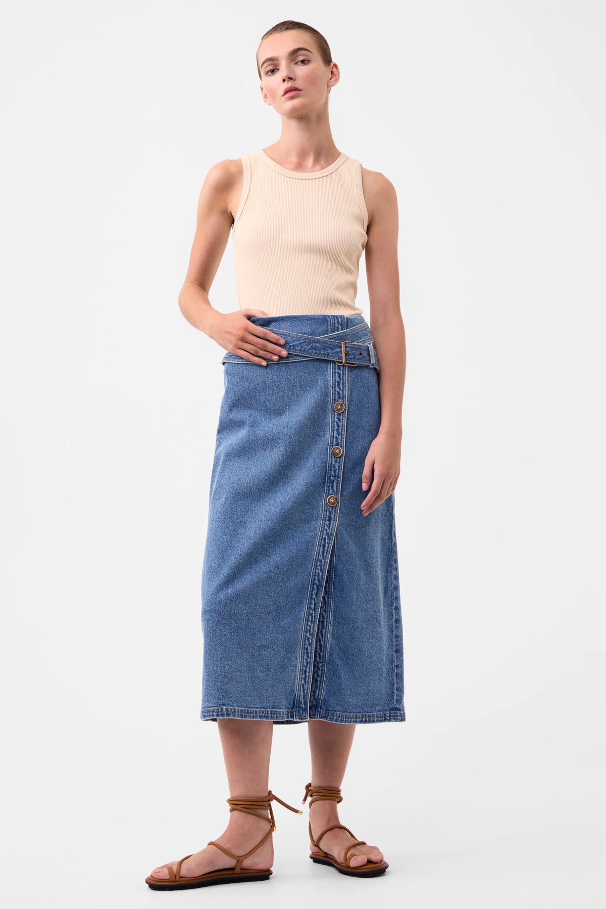 HUNTER DENIM SKIRT