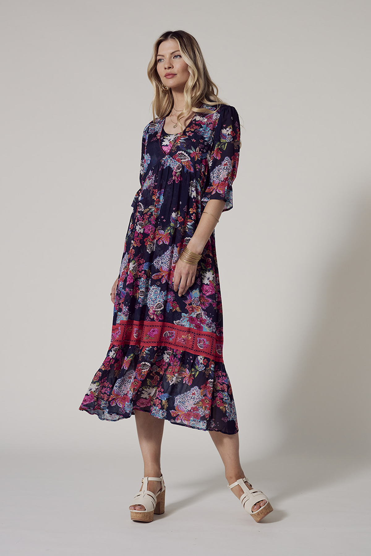 MATERA SHEER MIDI DRESS