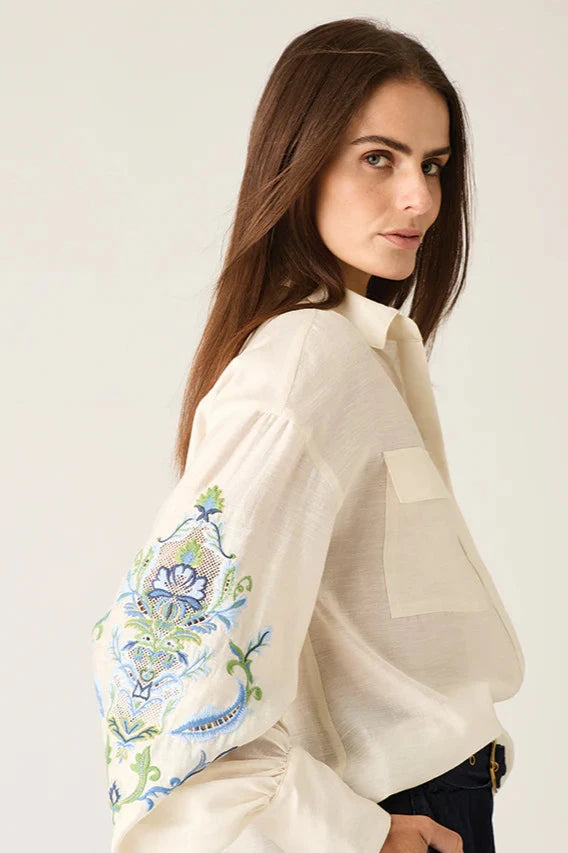 MARCELA EMBROIDERY BLOUSE