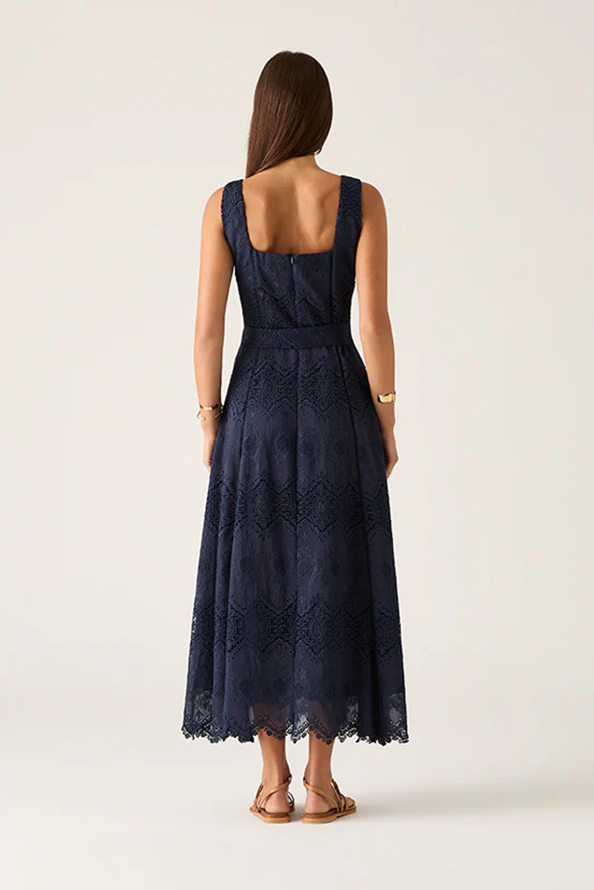 MARIANA EMBROIDERY MIDI DRESS