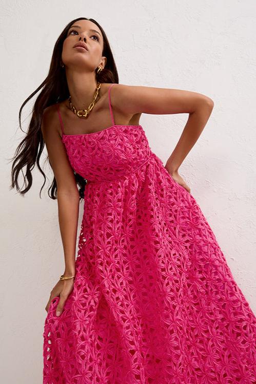 ROSA STRAPPY MAXI DRESS