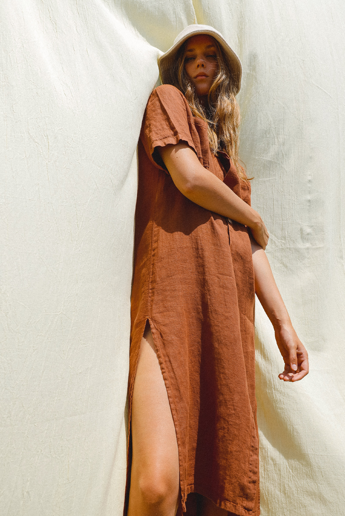 LINEN DRESS