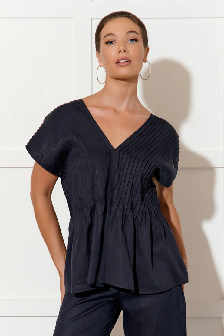 DANI PLEATED TOP